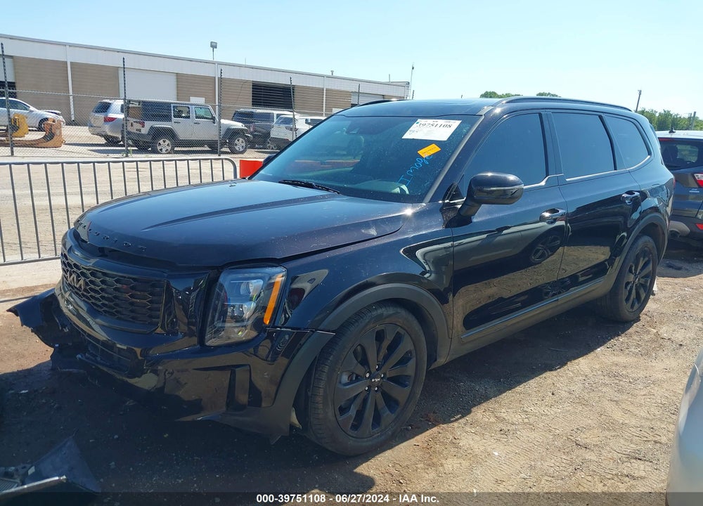 2022 KIA TELLURIDE EX VIN: 5XYP34HC9NG293300