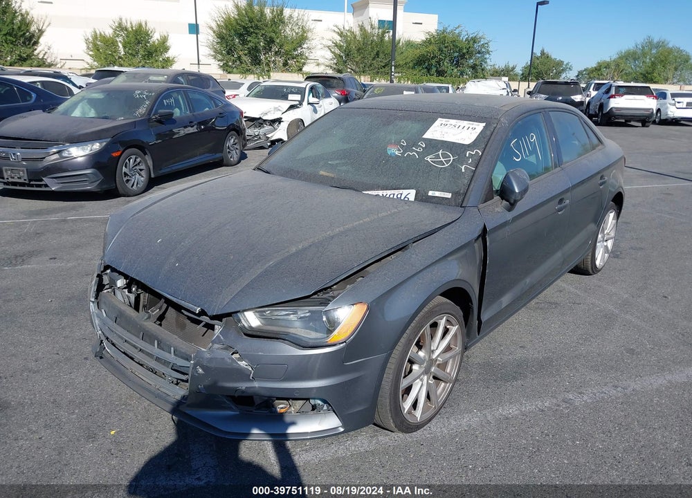 2016 AUDI A3 1.8T PREMIUM VIN: WAUA7GFF4G1070672