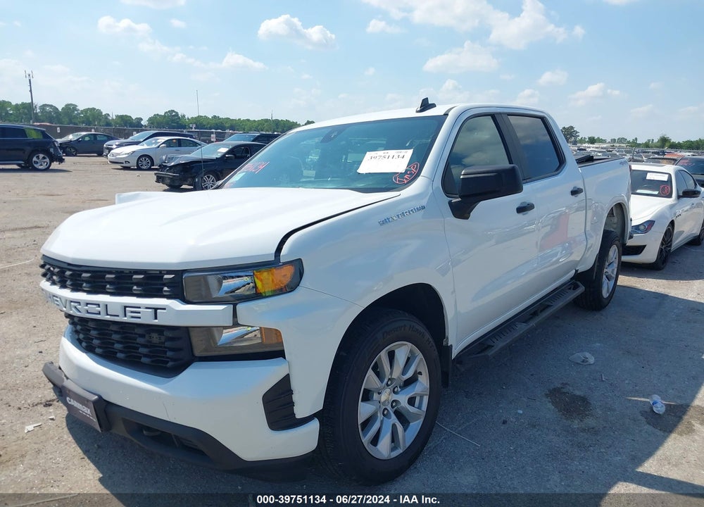 2021 CHEVROLET SILVERADO 1500 CUSTOM VIN: 3GCPYBEK1MG397605