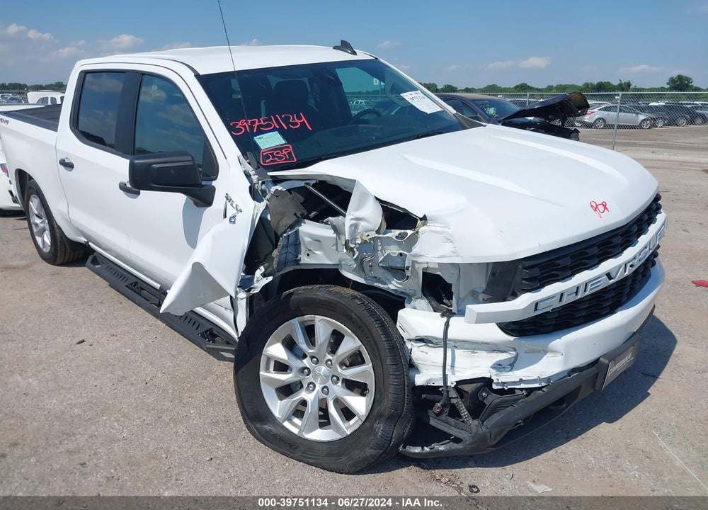 2021 CHEVROLET SILVERADO 1500 CUSTOM VIN: 3GCPYBEK1MG397605