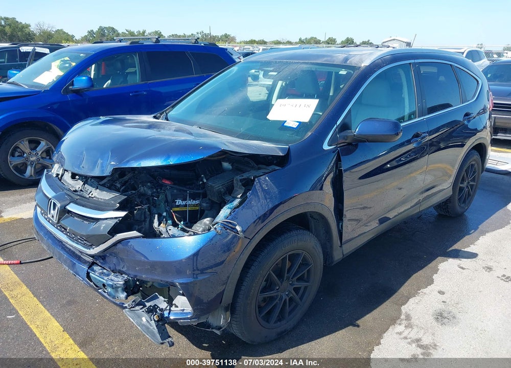 2015 HONDA CR-V EX-L VIN: 2HKRM3H77FH509612