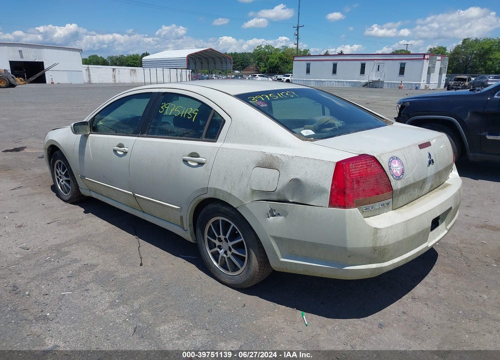 2004 MITSUBISHI GALANT VIN: 4A3AB46F94E075917