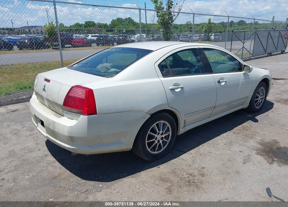 2004 MITSUBISHI GALANT VIN: 4A3AB46F94E075917