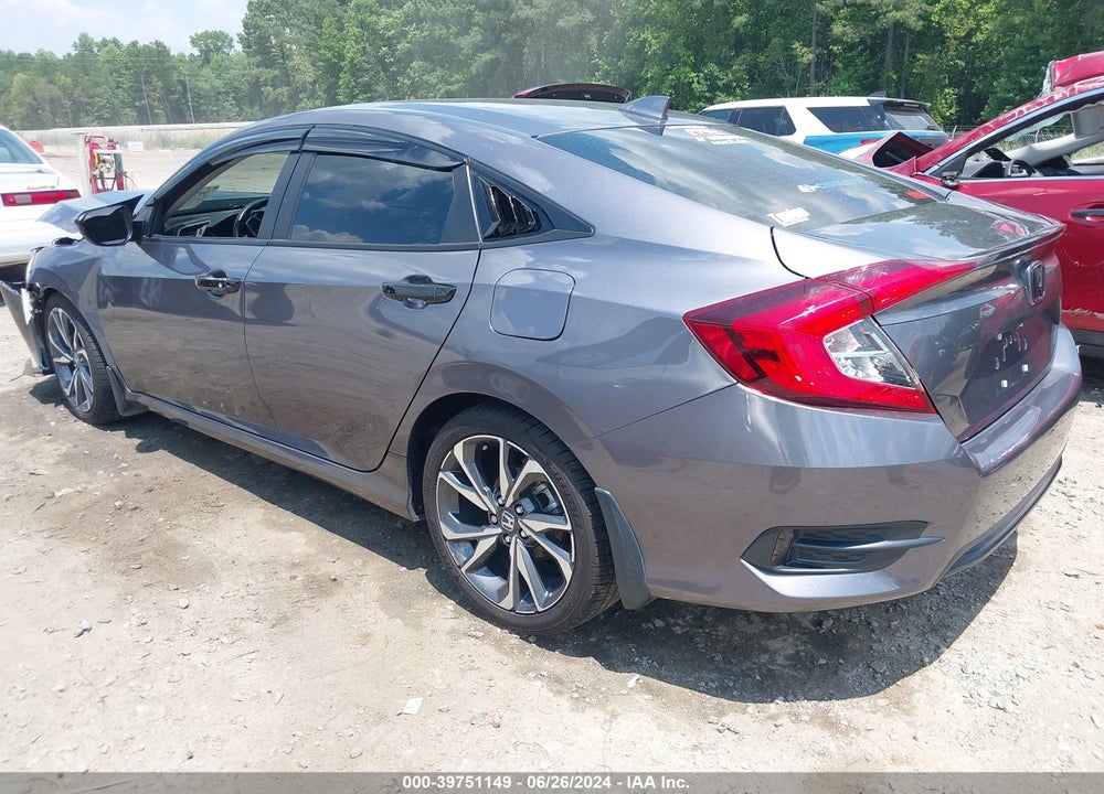 2020 HONDA CIVIC TOURING VIN: 19XFC1F98LE020151