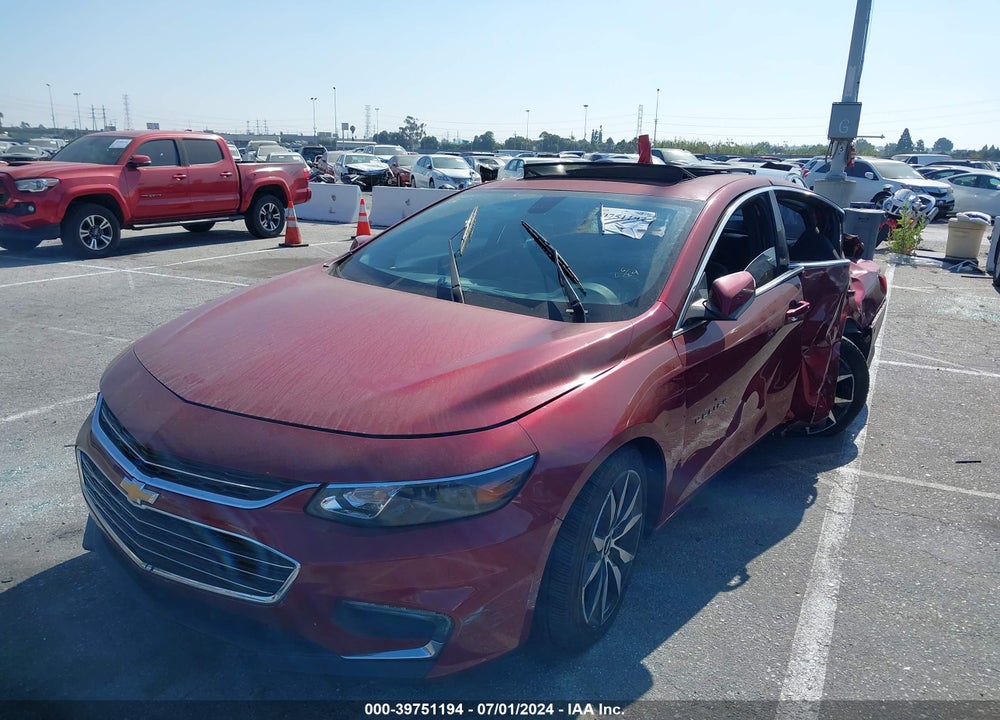 2018 CHEVROLET MALIBU LT VIN: 1G1ZD5ST4JF117281