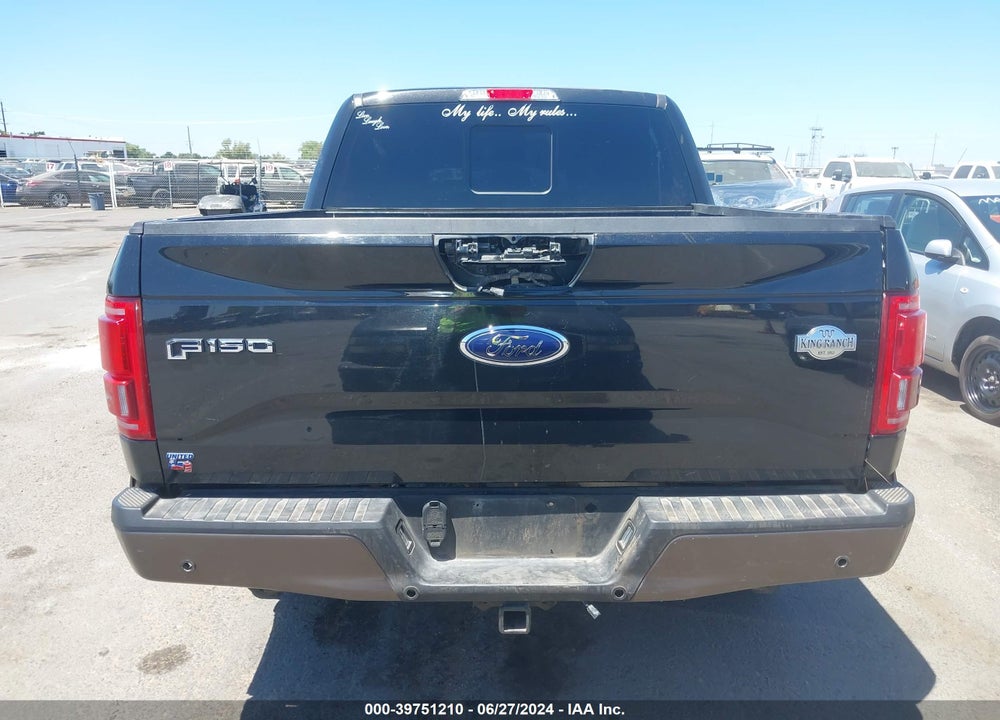 2015 FORD F-150 KING RANCH VIN: 1FTEW1EG2FFB90941