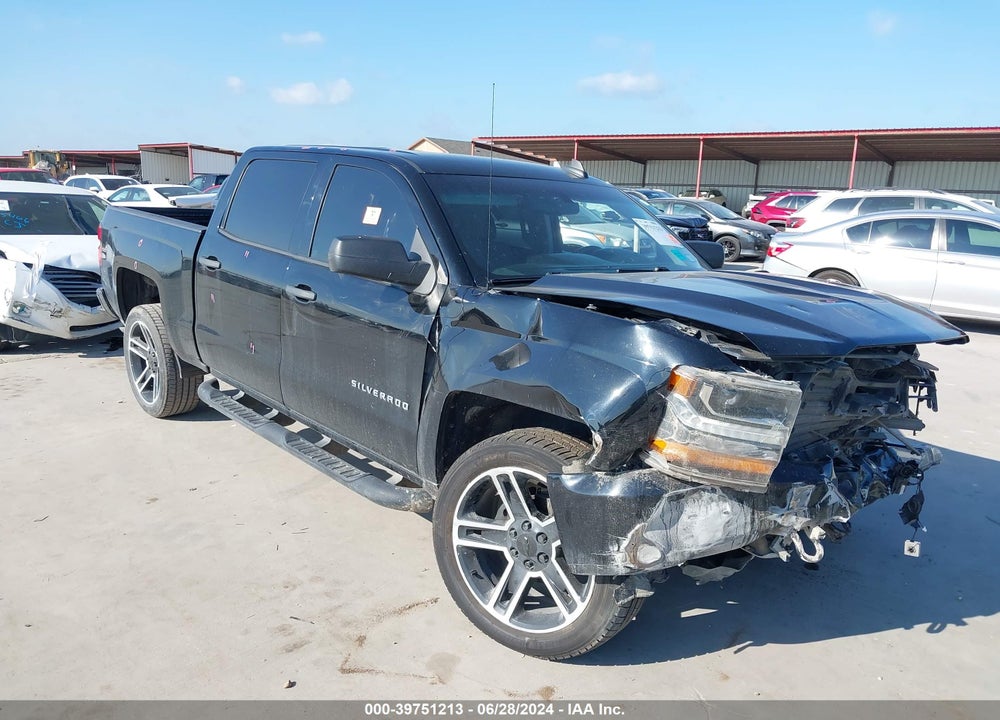 2018 CHEVROLET SILVERADO 1500 CUSTOM VIN: 3GCPCPEC9JG197698