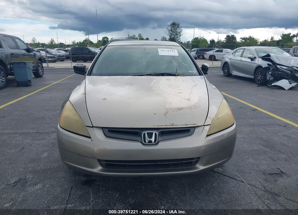 2003 HONDA ACCORD 2.4 LX VIN: 1HGCM56413A117398