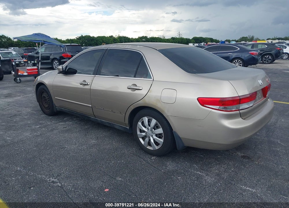 2003 HONDA ACCORD 2.4 LX VIN: 1HGCM56413A117398