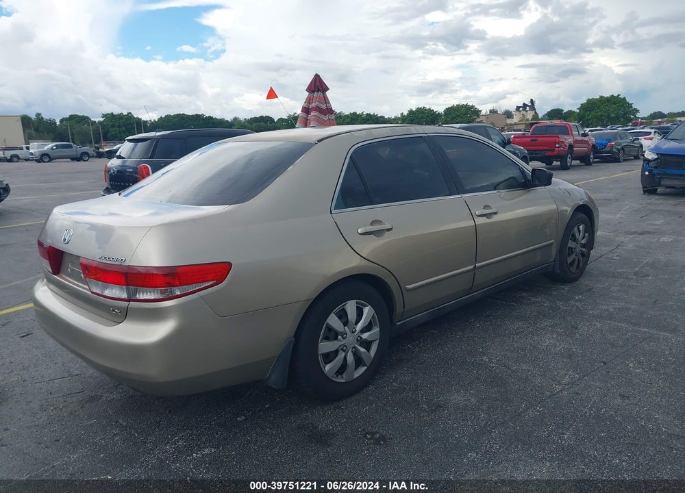 2003 HONDA ACCORD 2.4 LX VIN: 1HGCM56413A117398
