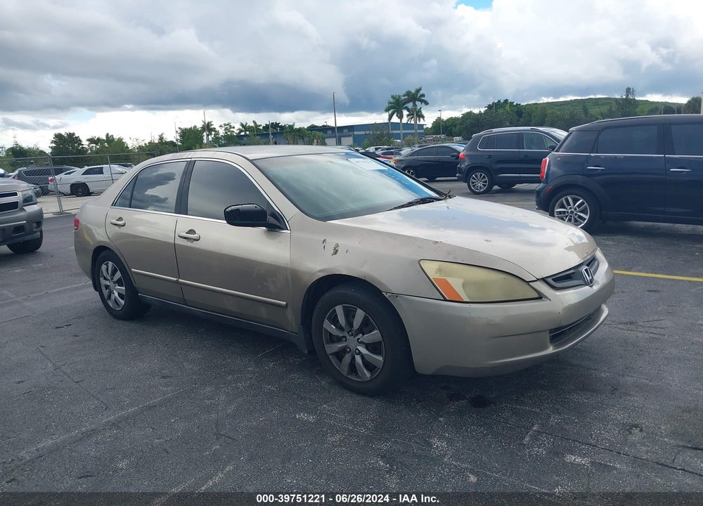 2003 HONDA ACCORD 2.4 LX VIN: 1HGCM56413A117398