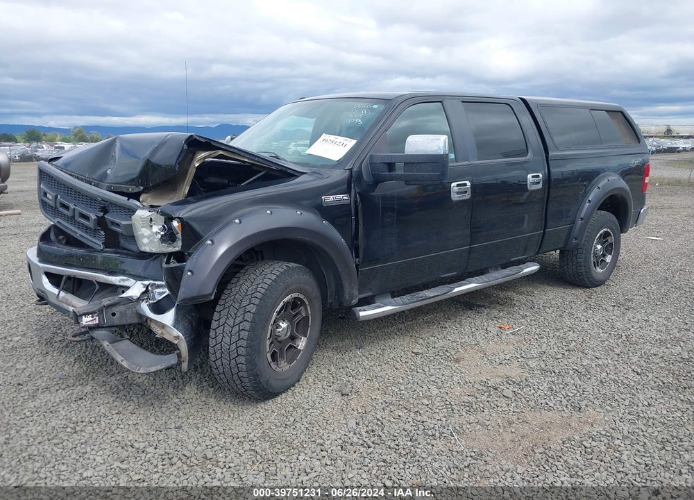 2008 FORD F-150 LARIAT VIN: 1FTPW14V28FA84338