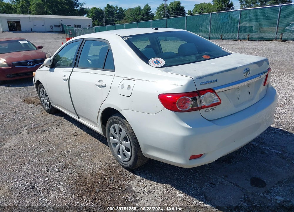 2011 TOYOTA COROLLA LE VIN: JTDBU4EE4BJ089772