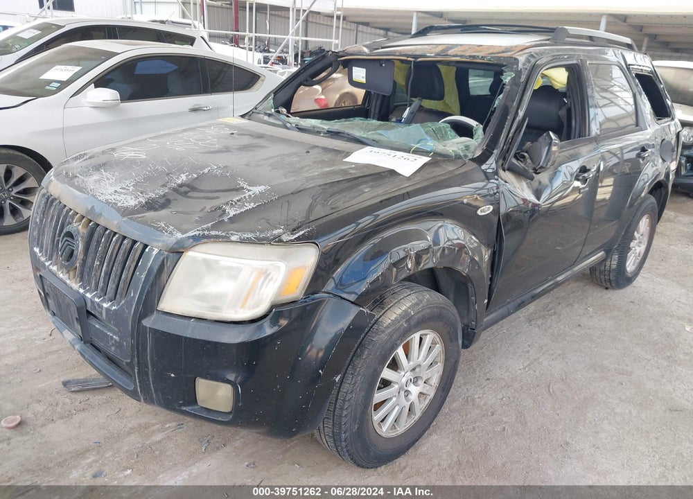 2009 MERCURY MARINER PREMIER VIN: 4M2CU877X9KJ12416