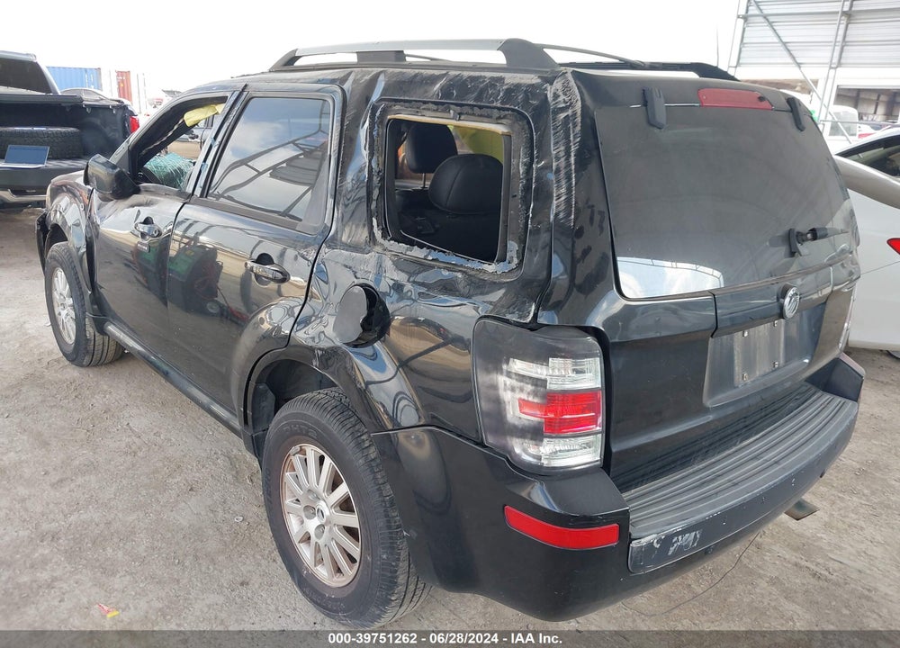 2009 MERCURY MARINER PREMIER VIN: 4M2CU877X9KJ12416