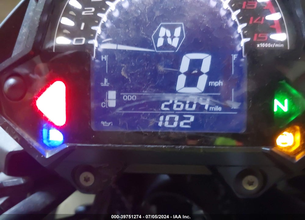 2022 KAWASAKI ER400 D VIN: JKAERKD11NDAF3468