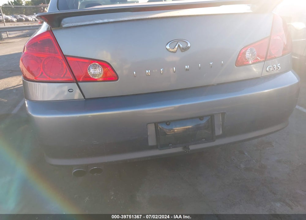 2005 INFINITI G35 VIN: JNKCV51E55M207746