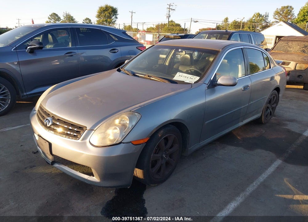 2005 INFINITI G35 VIN: JNKCV51E55M207746