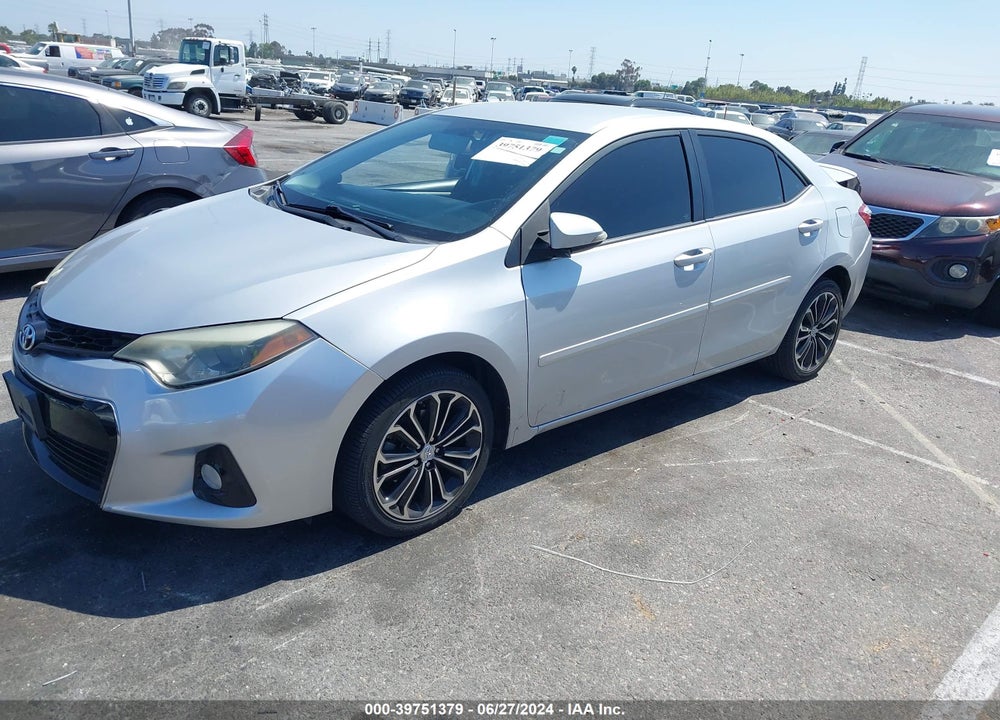 2016 TOYOTA COROLLA S PLUS VIN: 5YFBURHE0GP410914