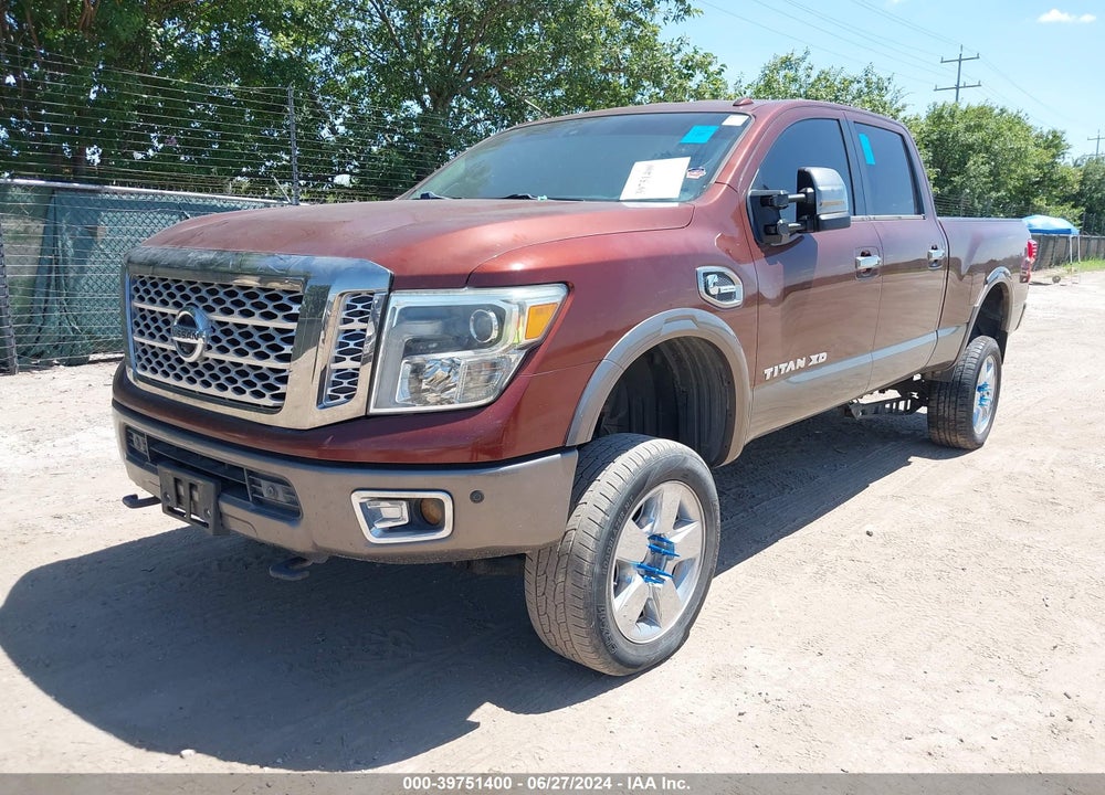 2016 NISSAN TITAN XD PLATINUM RESERVE DIESEL VIN: 1N6BA1F49GN515627