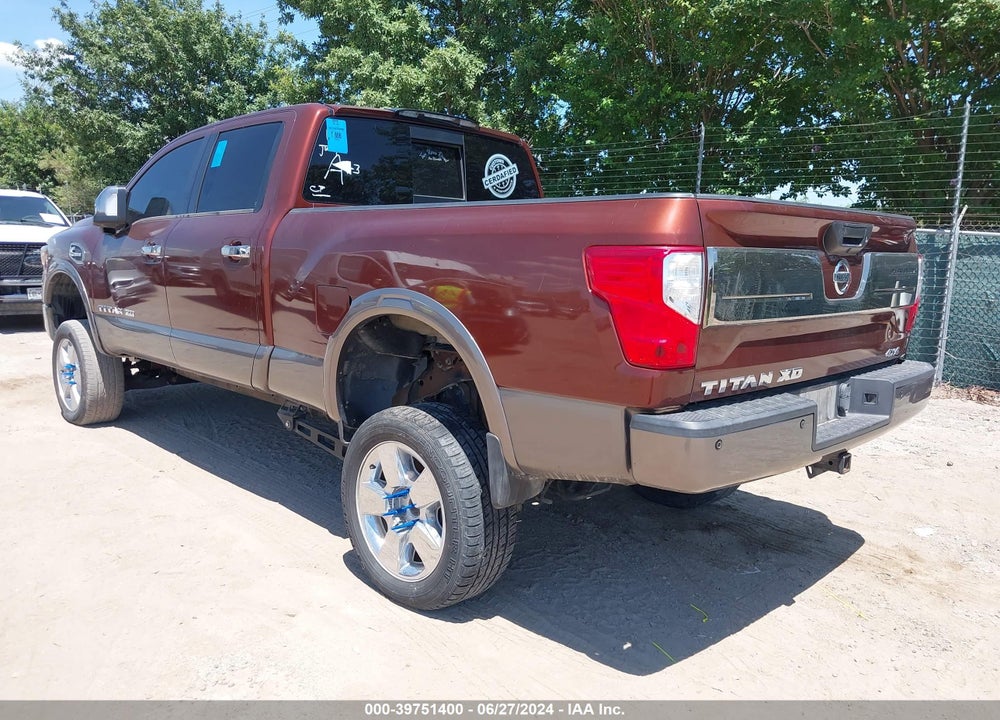 2016 NISSAN TITAN XD PLATINUM RESERVE DIESEL VIN: 1N6BA1F49GN515627