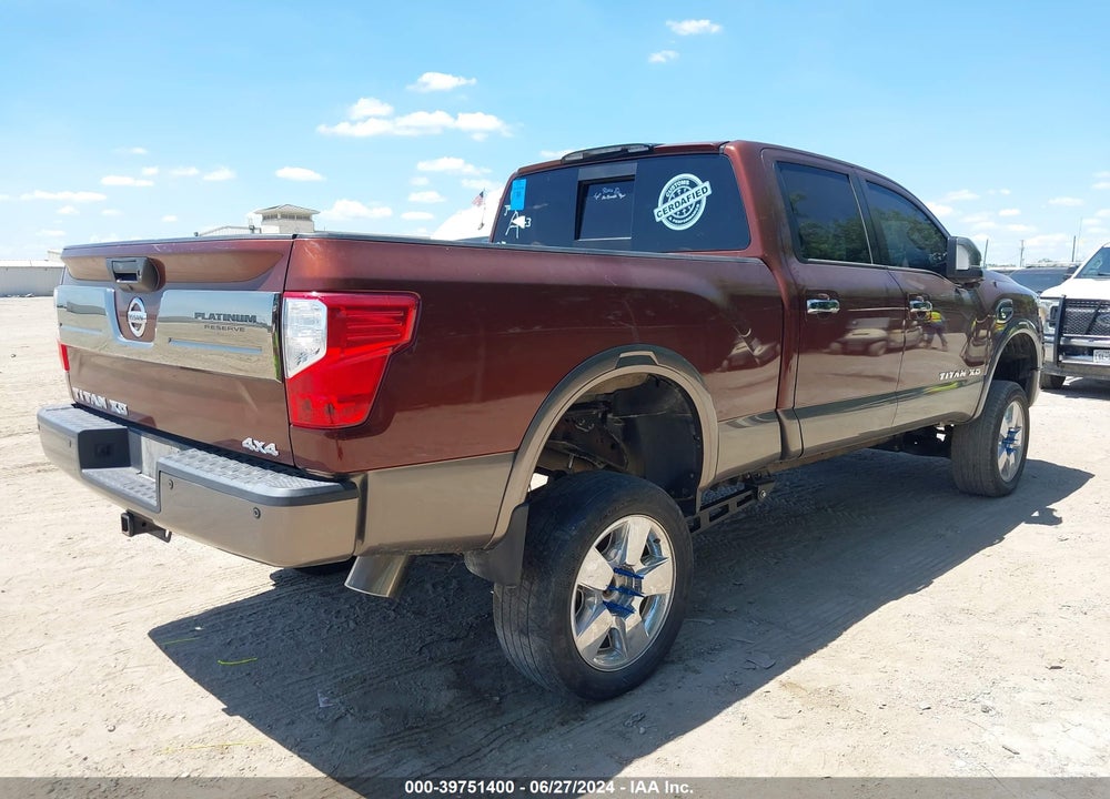 2016 NISSAN TITAN XD PLATINUM RESERVE DIESEL VIN: 1N6BA1F49GN515627