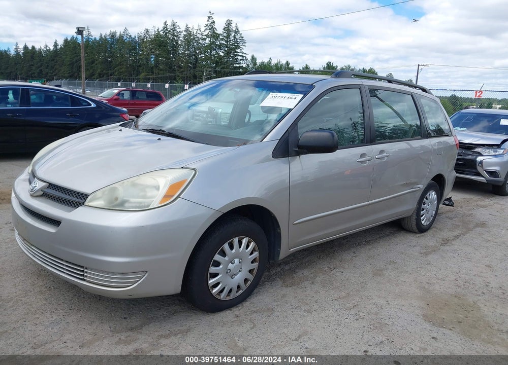 2004 TOYOTA SIENNA CE VIN: 5TDZA23C14S202841