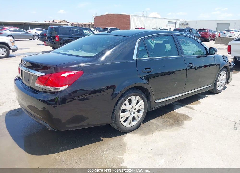 2011 TOYOTA AVALON VIN: 4T1BK3DB1BU387827