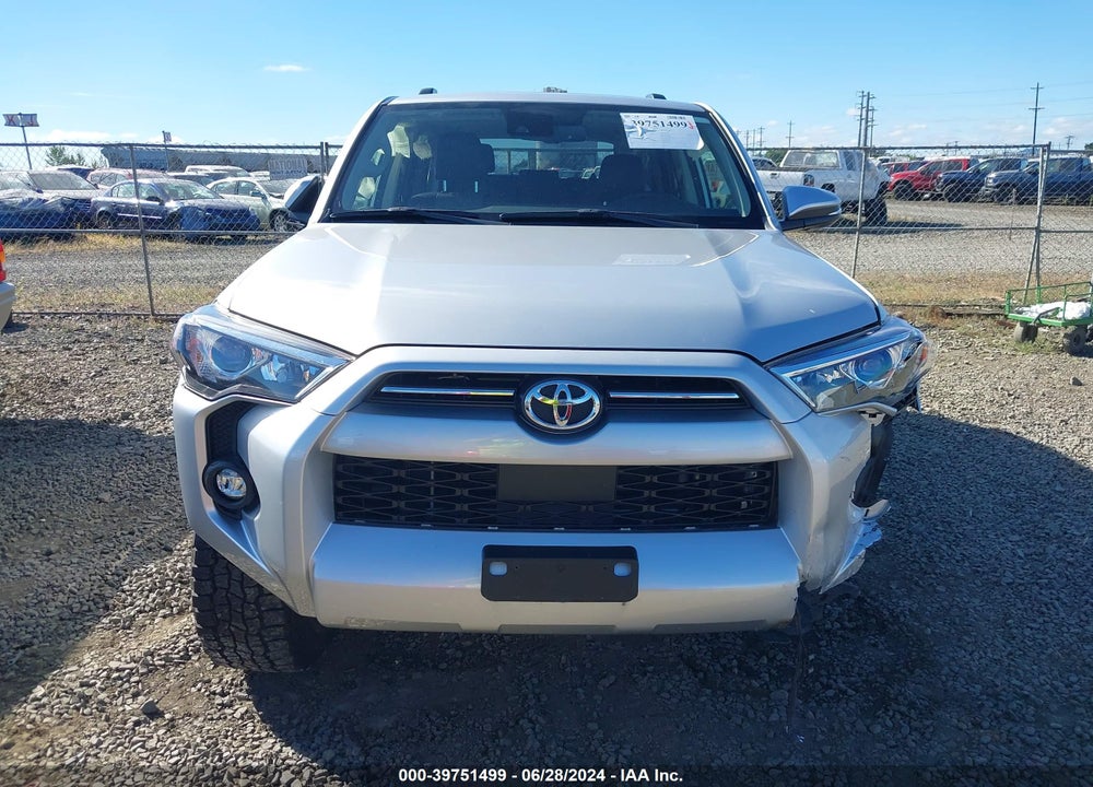 2021 TOYOTA 4RUNNER SR5 PREMIUM VIN: JTENU5JR9M5945280
