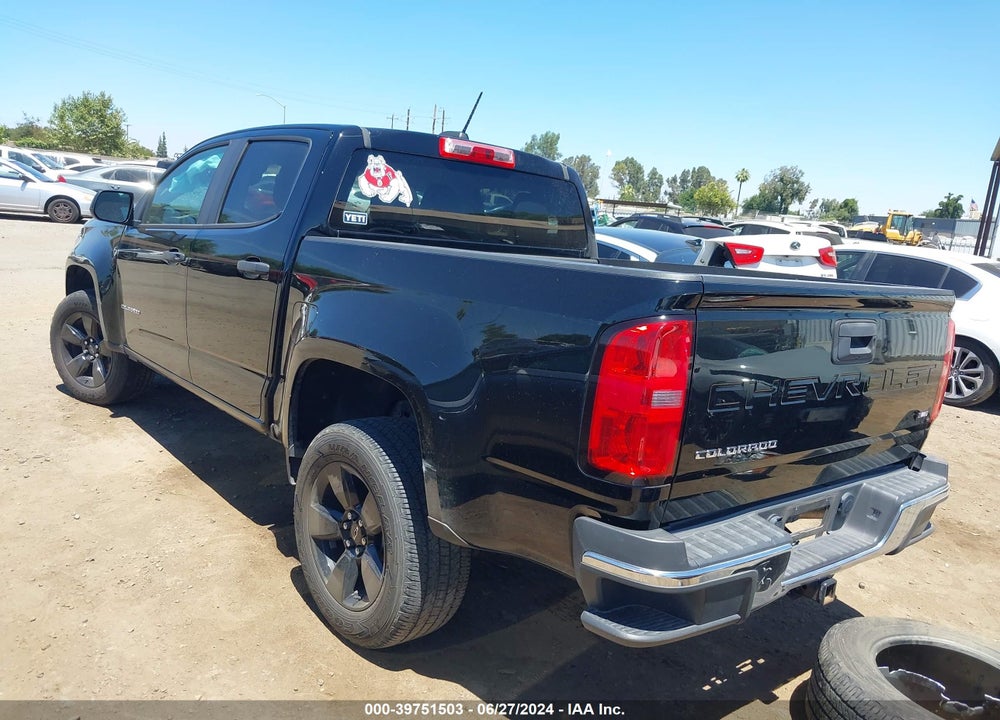 2021 CHEVROLET COLORADO 2WD SHORT BOX WT VIN: 1GCGSBEN9M1200366