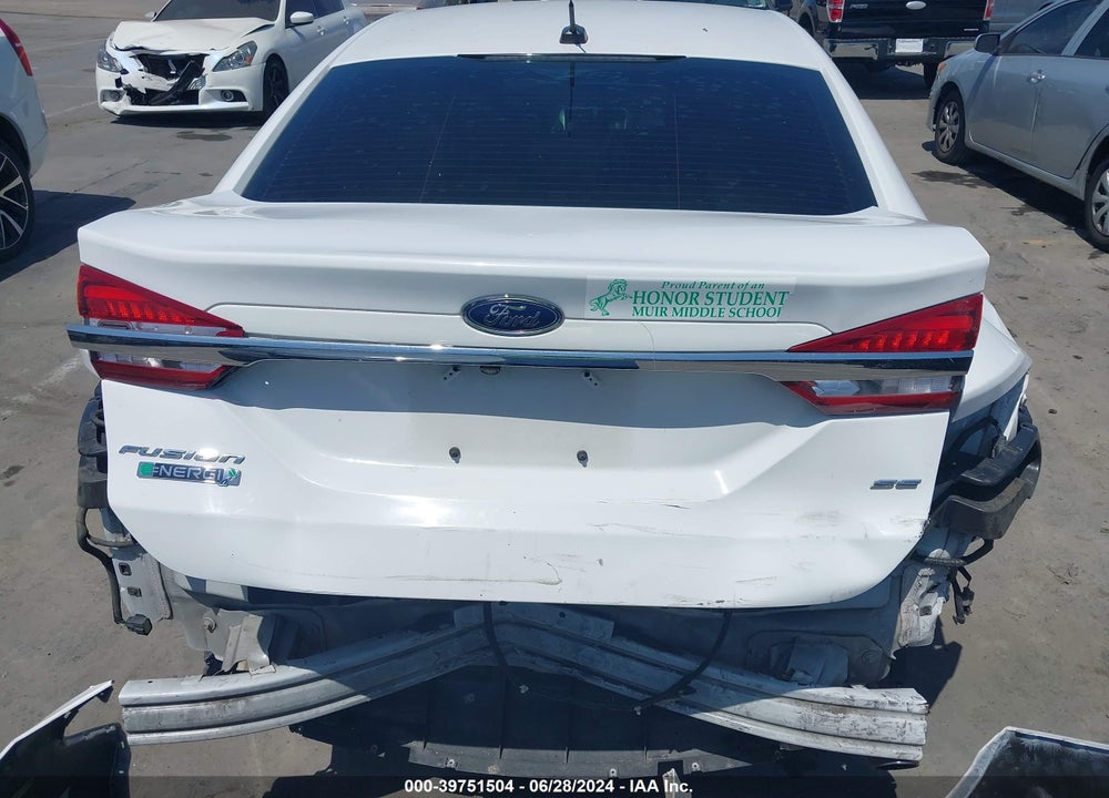 2017 FORD FUSION ENERGI SE LUXURY VIN: 3FA6P0PU6HR180214