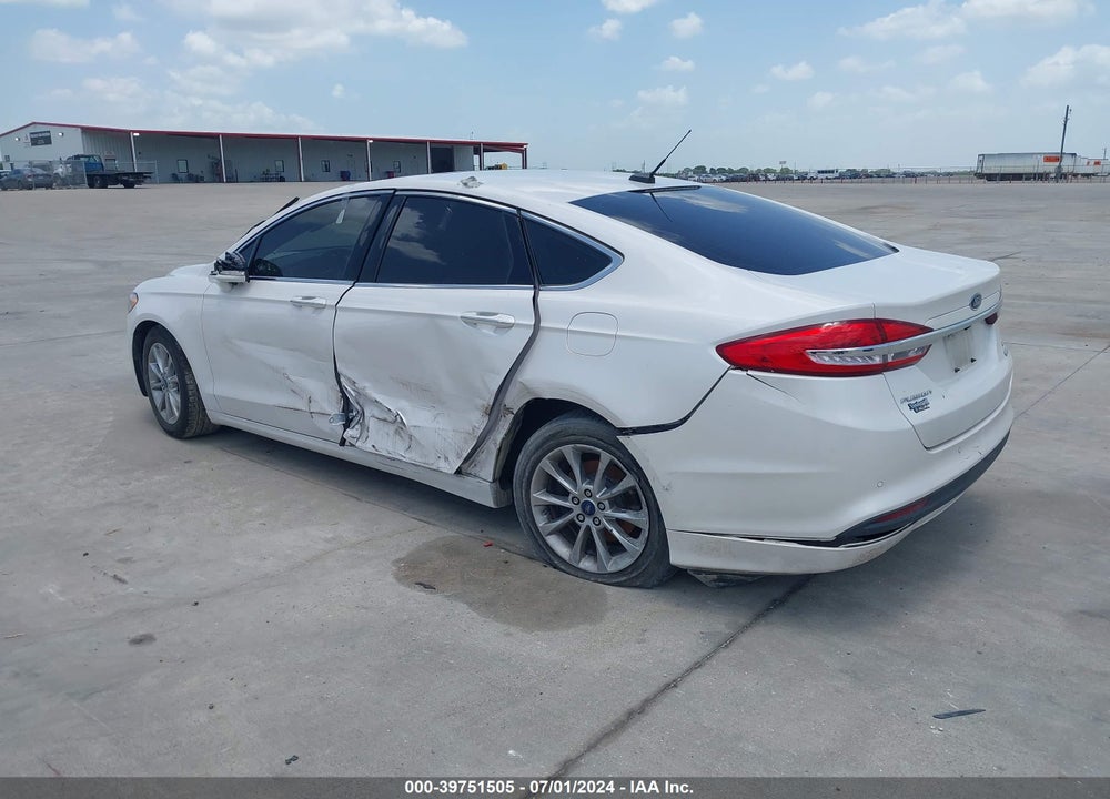 2017 FORD FUSION SE VIN: 3FA6P0HD7HR140626
