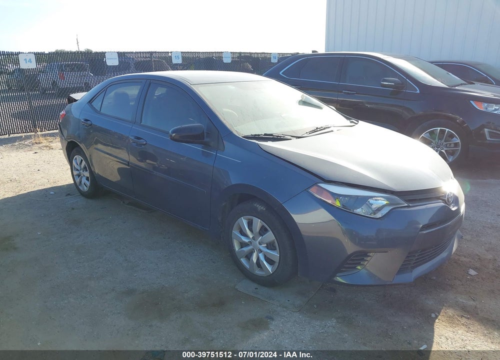 2015 TOYOTA COROLLA LE VIN: 5YFBURHE1FP301313