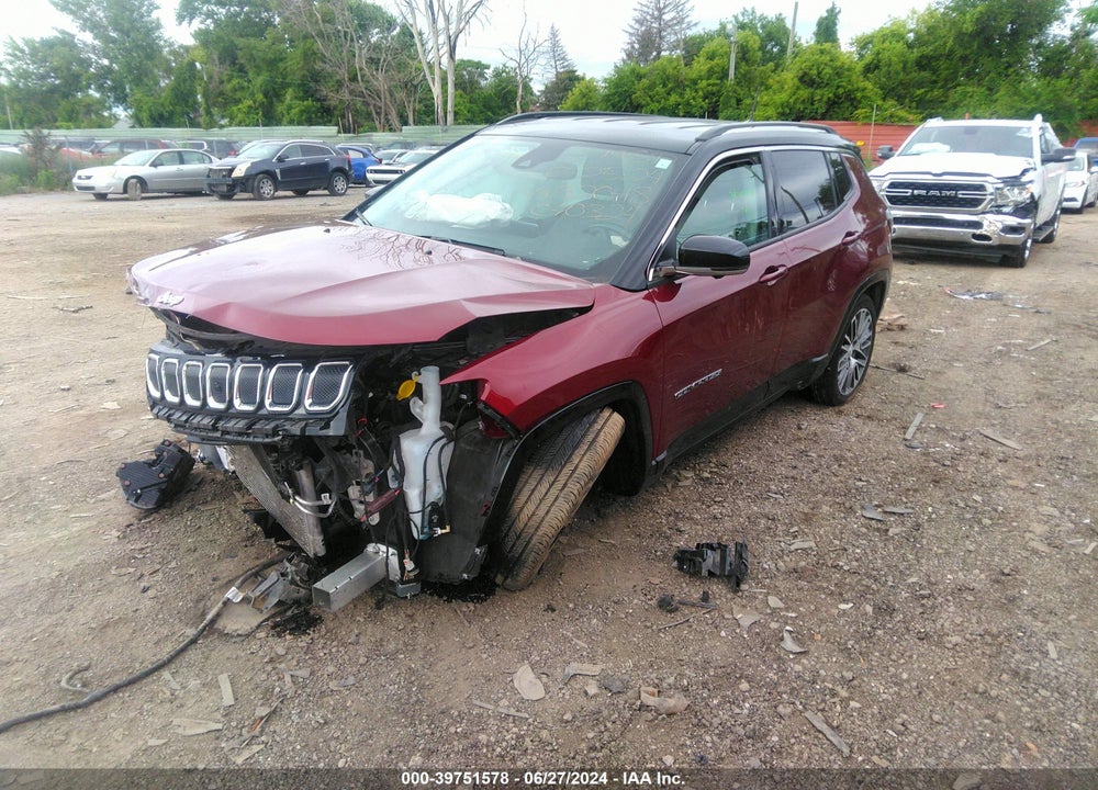 2022 JEEP COMPASS LIMITED 4X4 VIN: 3C4NJDCB7NT192048
