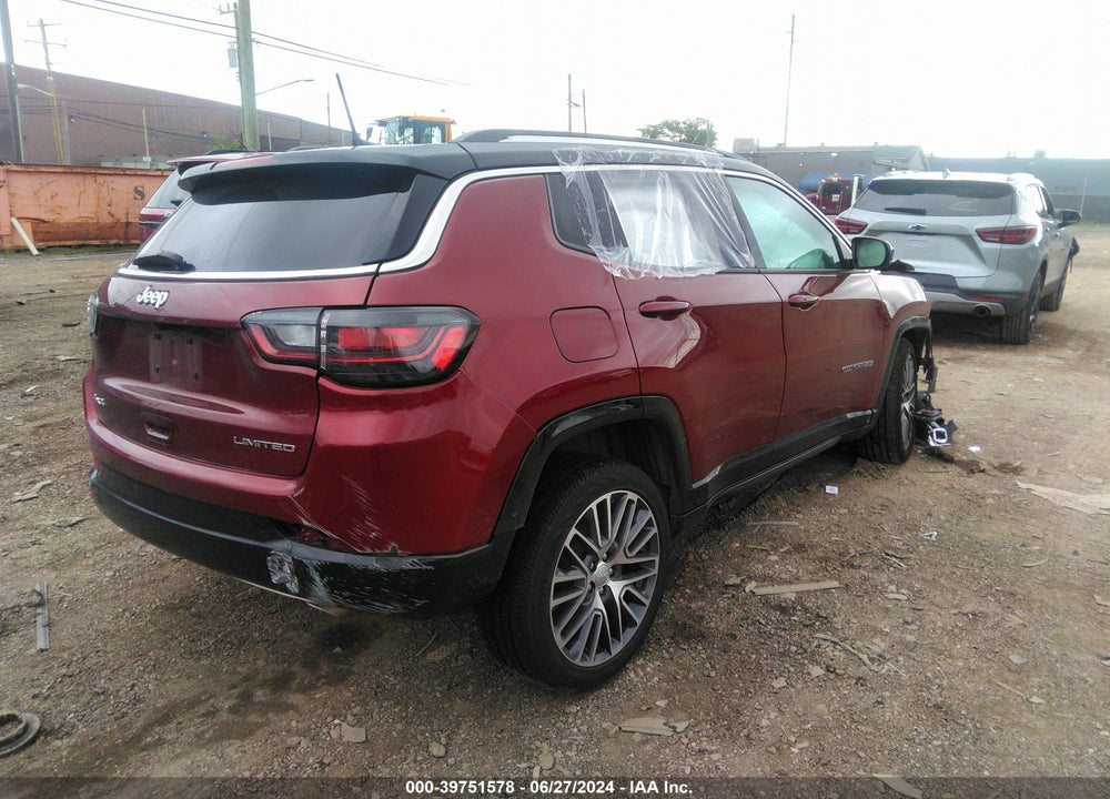 2022 JEEP COMPASS LIMITED 4X4 VIN: 3C4NJDCB7NT192048