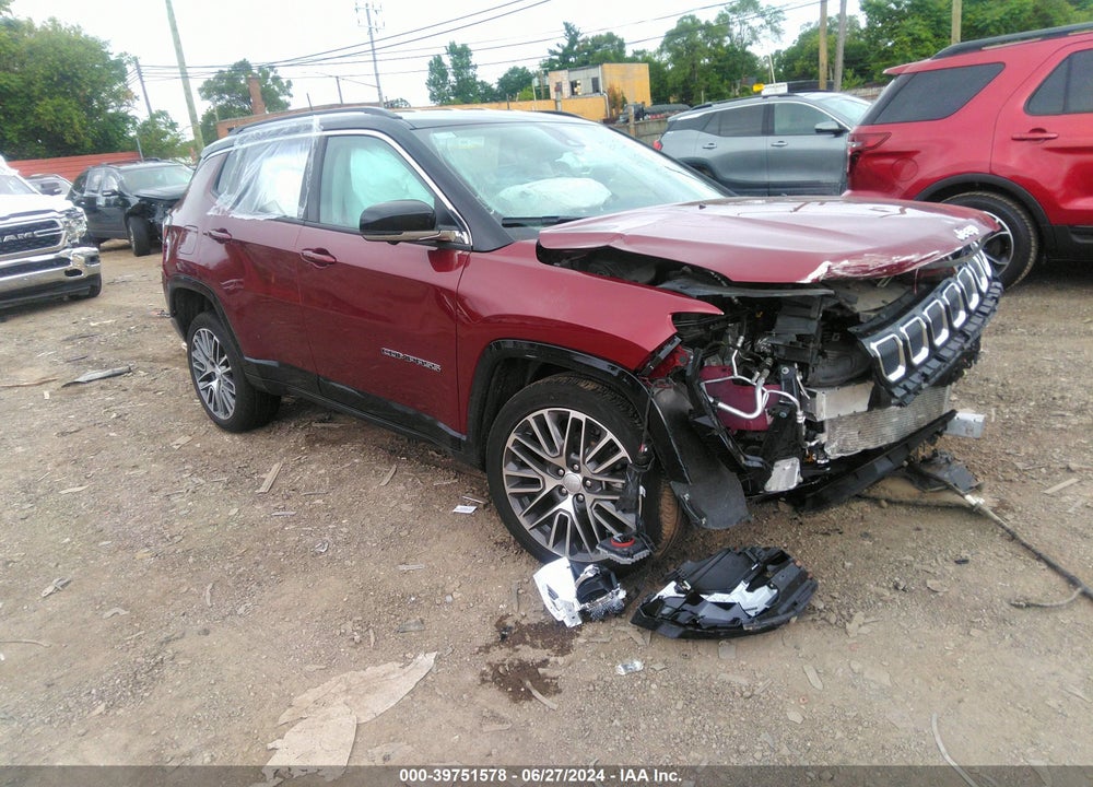 2022 JEEP COMPASS LIMITED 4X4 VIN: 3C4NJDCB7NT192048