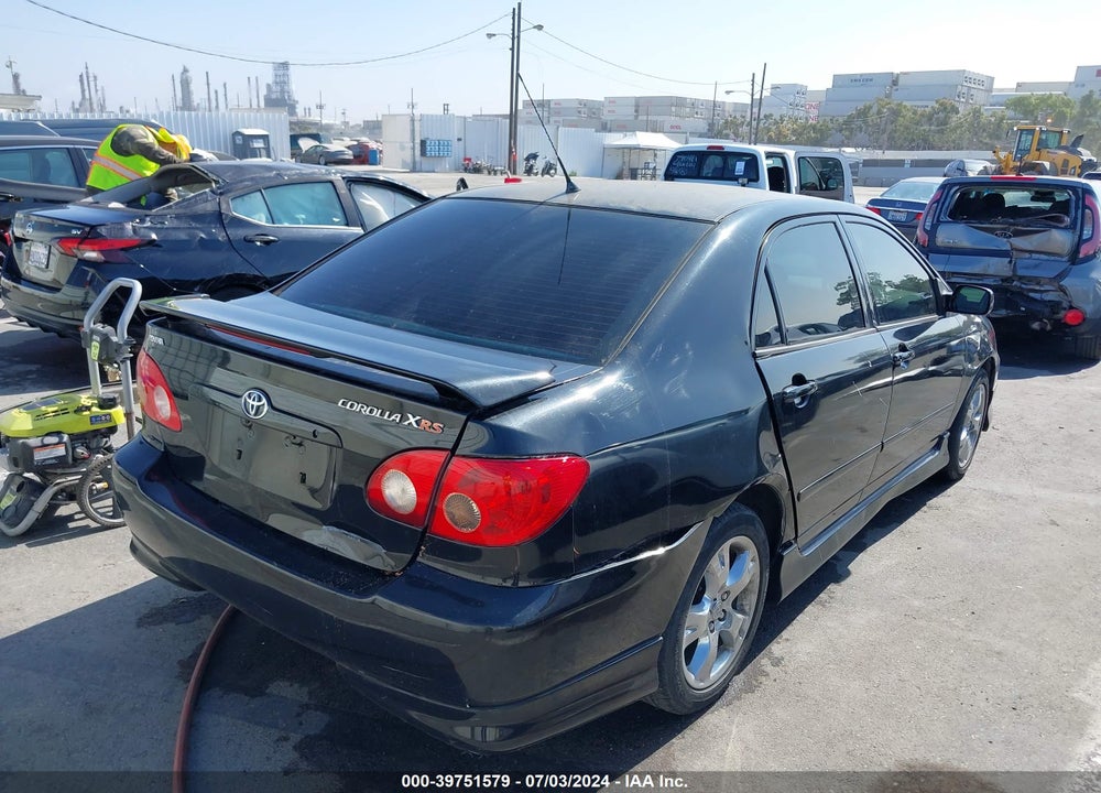 2005 TOYOTA COROLLA XRS VIN: 2T1BY32EX5C380764
