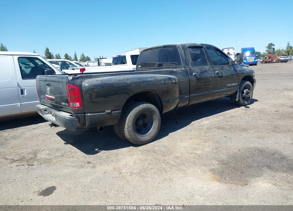 2005 DODGE RAM 3500 VIN: 3D7MR48C95G816145