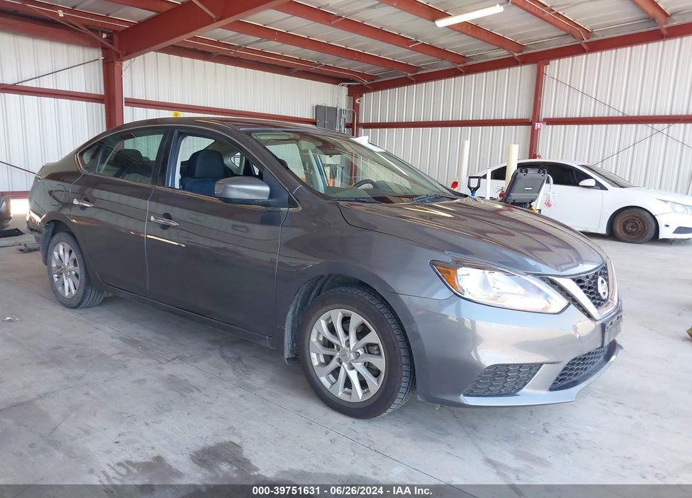 2018 NISSAN SENTRA SV VIN: 3N1AB7AP9JL621005