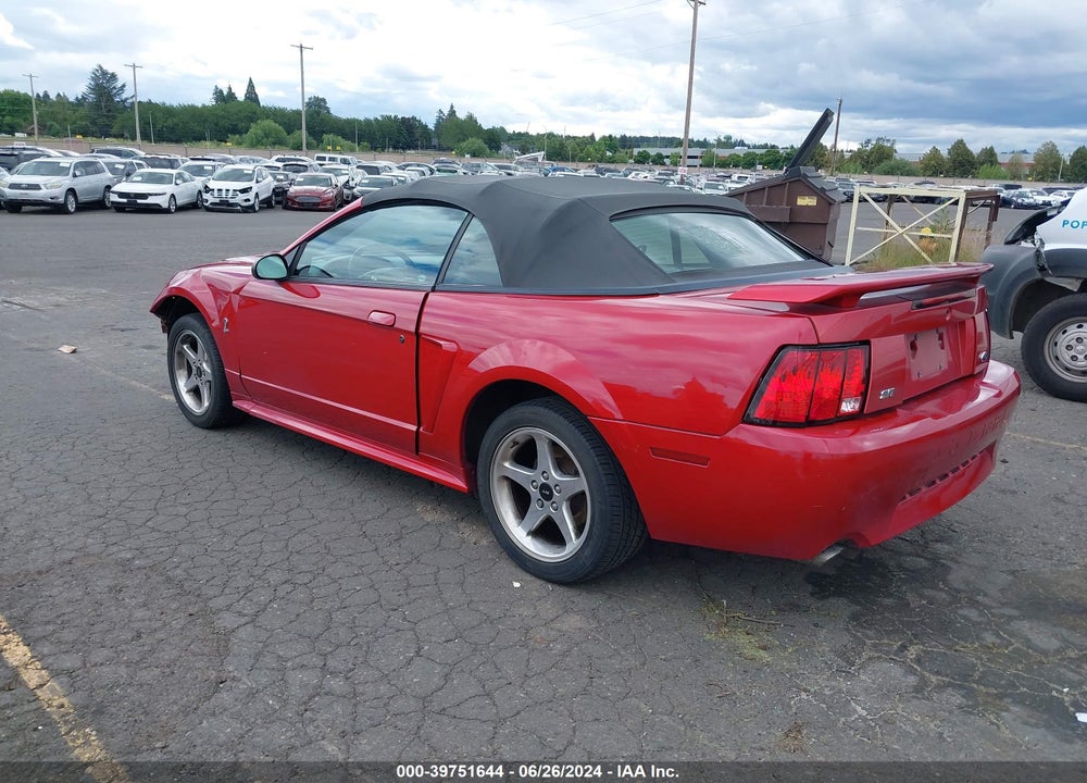2001 FORD MUSTANG COBRA VIN: 1FAFP46V81F251093
