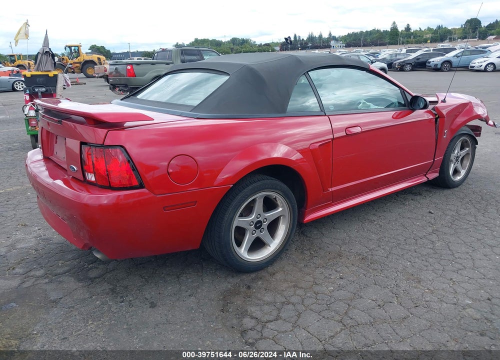 2001 FORD MUSTANG COBRA VIN: 1FAFP46V81F251093