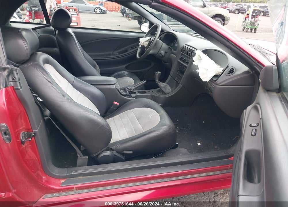 2001 FORD MUSTANG COBRA VIN: 1FAFP46V81F251093