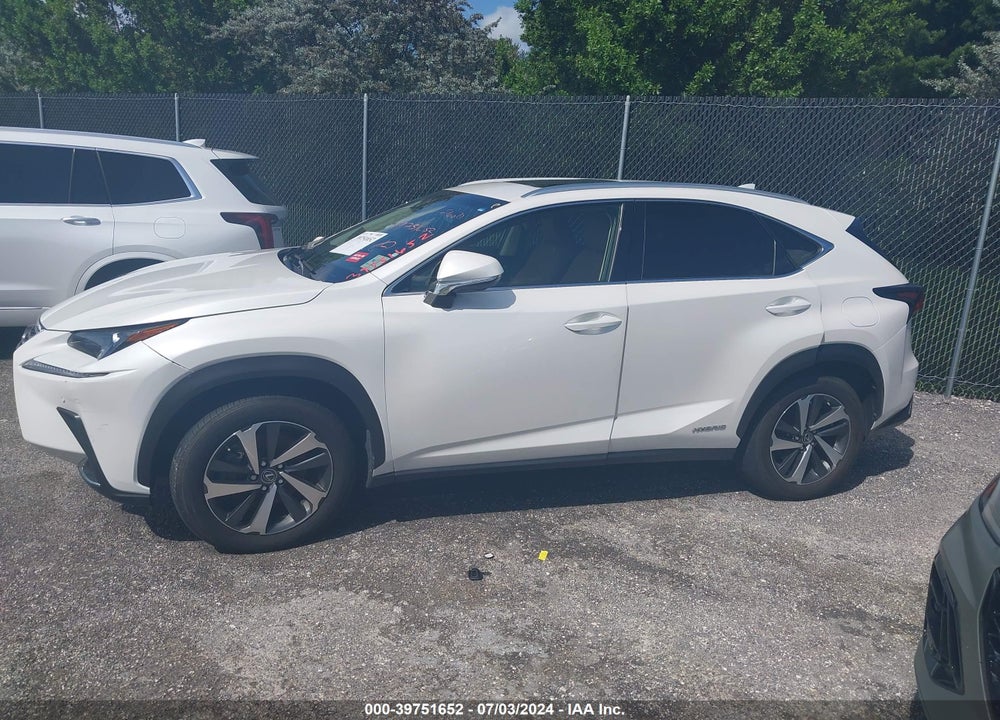 2019 LEXUS NX 300H VIN: JTJBJRBZ1K2125504
