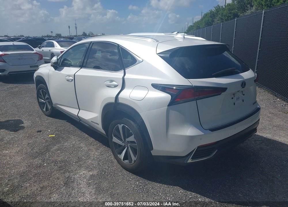 2019 LEXUS NX 300H VIN: JTJBJRBZ1K2125504