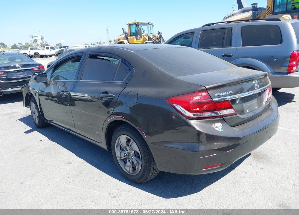 2014 HONDA CIVIC LX VIN: 2HGFB2F5XEH557862