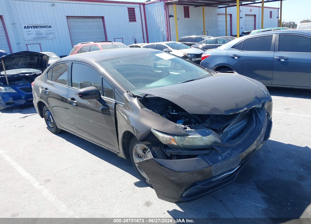 2014 HONDA CIVIC LX VIN: 2HGFB2F5XEH557862