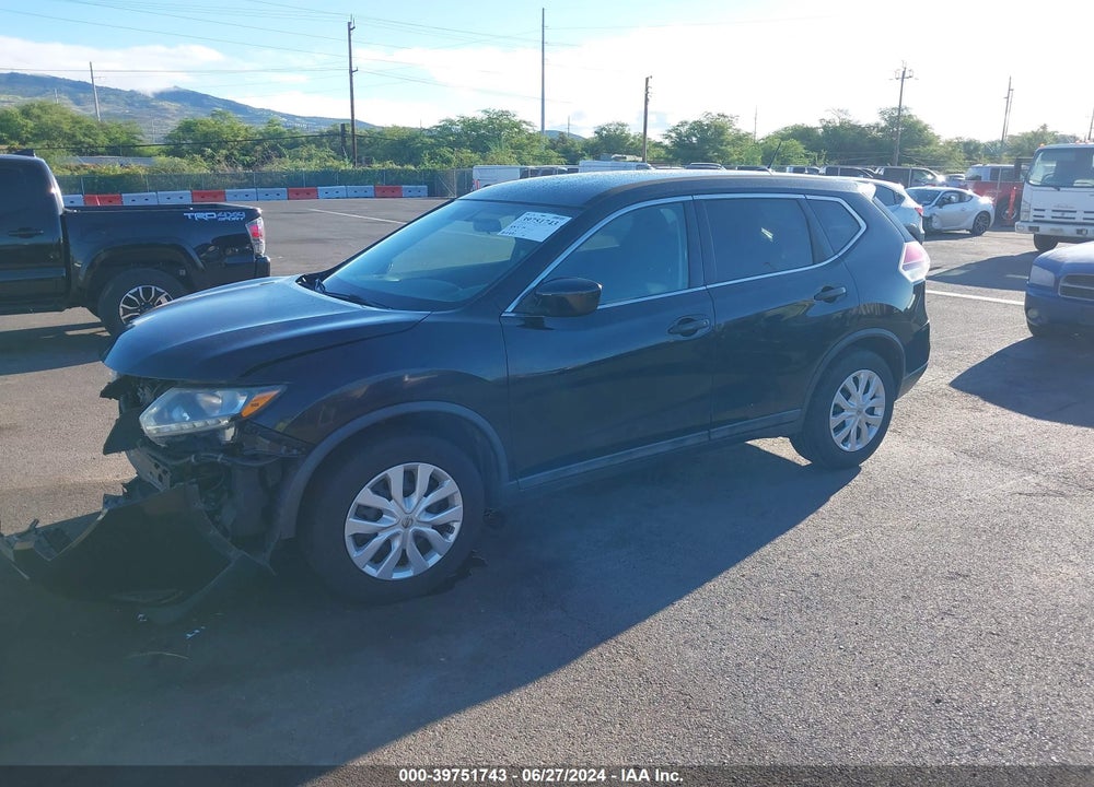 2016 NISSAN ROGUE S VIN: 5N1AT2MN2GC862931