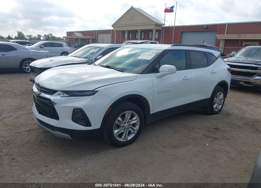 2021 CHEVROLET BLAZER FWD 2LT VIN: 3GNKBCRS2MS501342