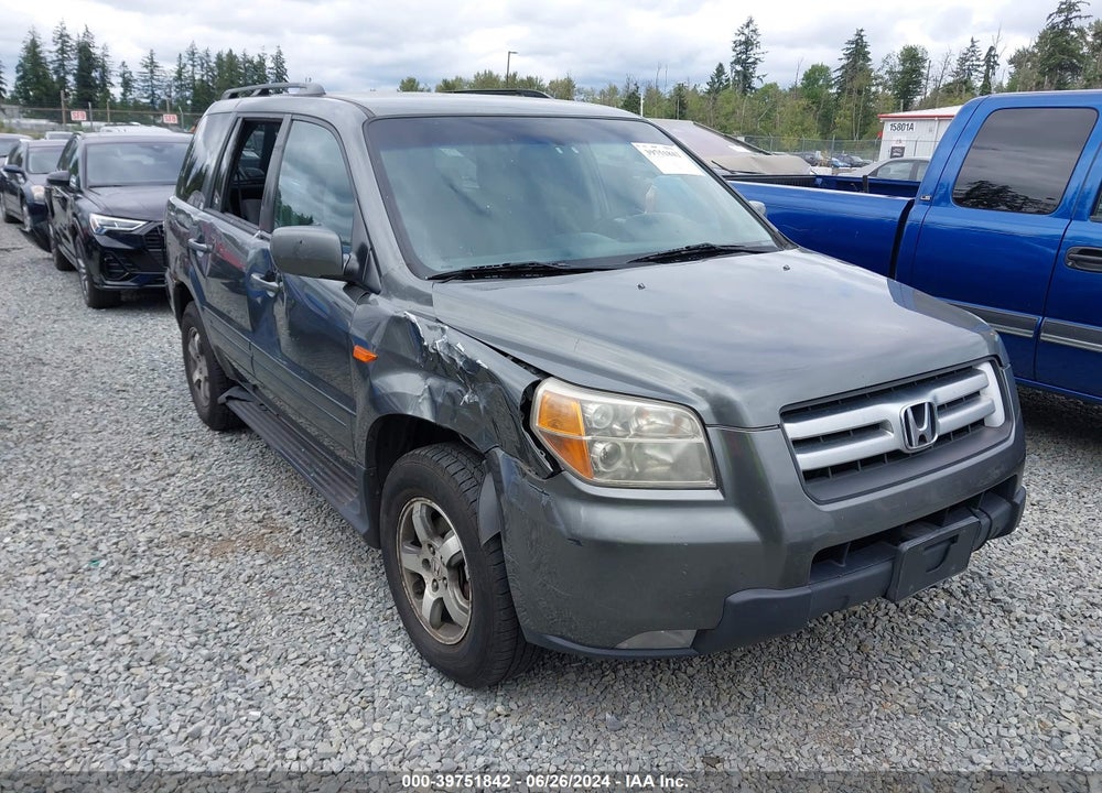 2007 HONDA PILOT EX VIN: 2HKYF18497H506843
