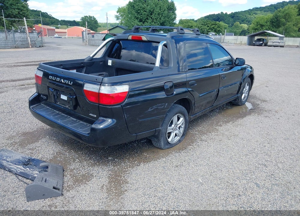 2006 SUBARU BAJA SPORT VIN: 4S4BT62C867103074